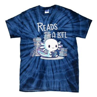 Bookman Axolotl ReadsALotl Tie-Dye T-Shirt