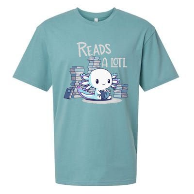 Bookman Axolotl ReadsALotl Sueded Cloud Jersey T-Shirt