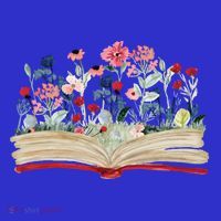 Bookworm Avid Reader Flowers Literature Meaningful Gift Book Reading Meaningful Tall T-Shirt