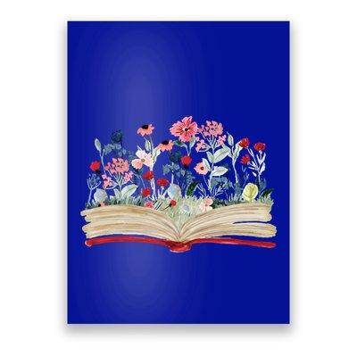Bookworm Avid Reader Flowers Literature Meaningful Gift Book Reading Meaningful Poster