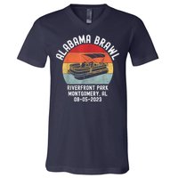 Brawl At Riverfront Park Montgomery Alabama Brawl V-Neck T-Shirt