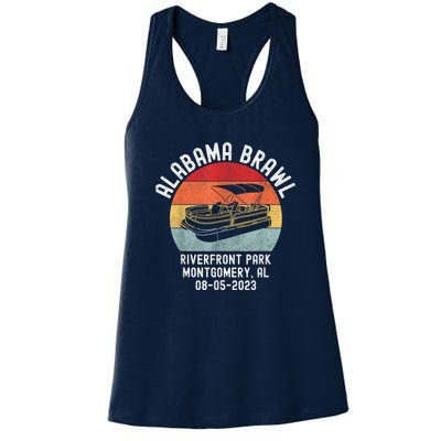 Brawl At Riverfront Park Montgomery Alabama Brawl Women's Racerback Tank