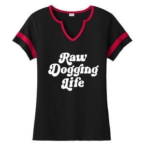 Ben Affleck Raw Dogging Life Ladies Halftime Notch Neck Tee