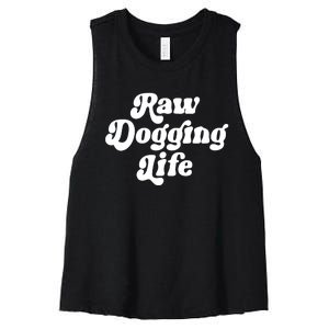 Ben Affleck Raw Dogging Life Women's Racerback Cropped Tank