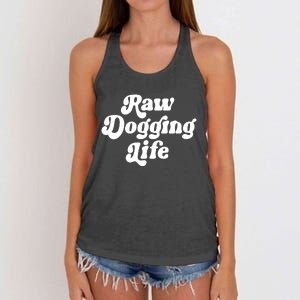 Ben Affleck Raw Dogging Life Women's Knotted Racerback Tank