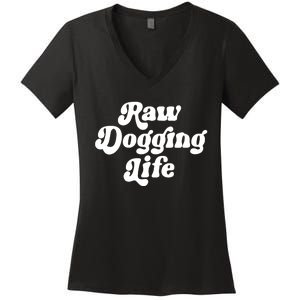 Ben Affleck Raw Dogging Life Women's V-Neck T-Shirt