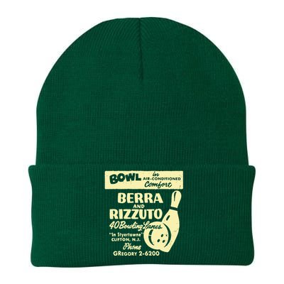 BERRA AND RIZZUTO BOWLING LANES Knit Cap Winter Beanie