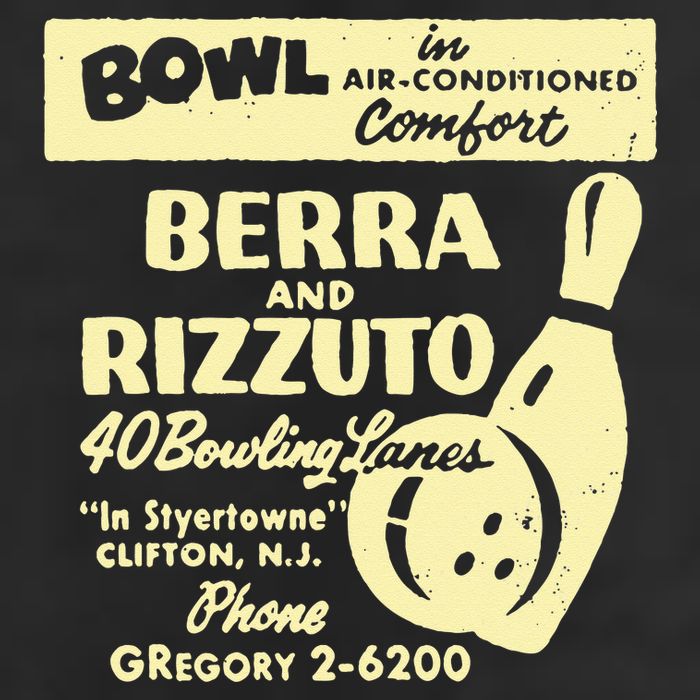 BERRA AND RIZZUTO BOWLING LANES Cool Comfort Performance Bucket Hat