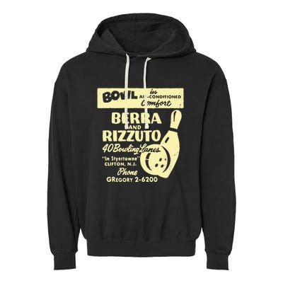 BERRA AND RIZZUTO BOWLING LANES Garment-Dyed Fleece Hoodie