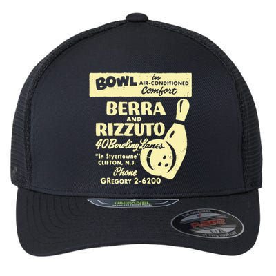 BERRA AND RIZZUTO BOWLING LANES Flexfit Unipanel Trucker Cap