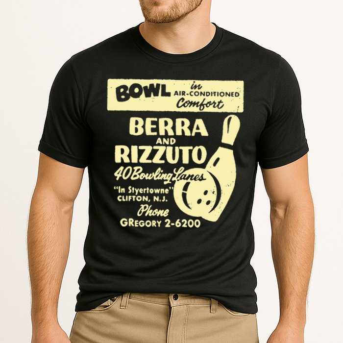 BERRA AND RIZZUTO BOWLING LANES Cooling Performance Crew T-Shirt