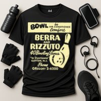 BERRA AND RIZZUTO BOWLING LANES Cooling Performance Crew T-Shirt