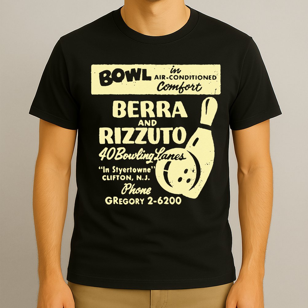 BERRA AND RIZZUTO BOWLING LANES T-Shirt