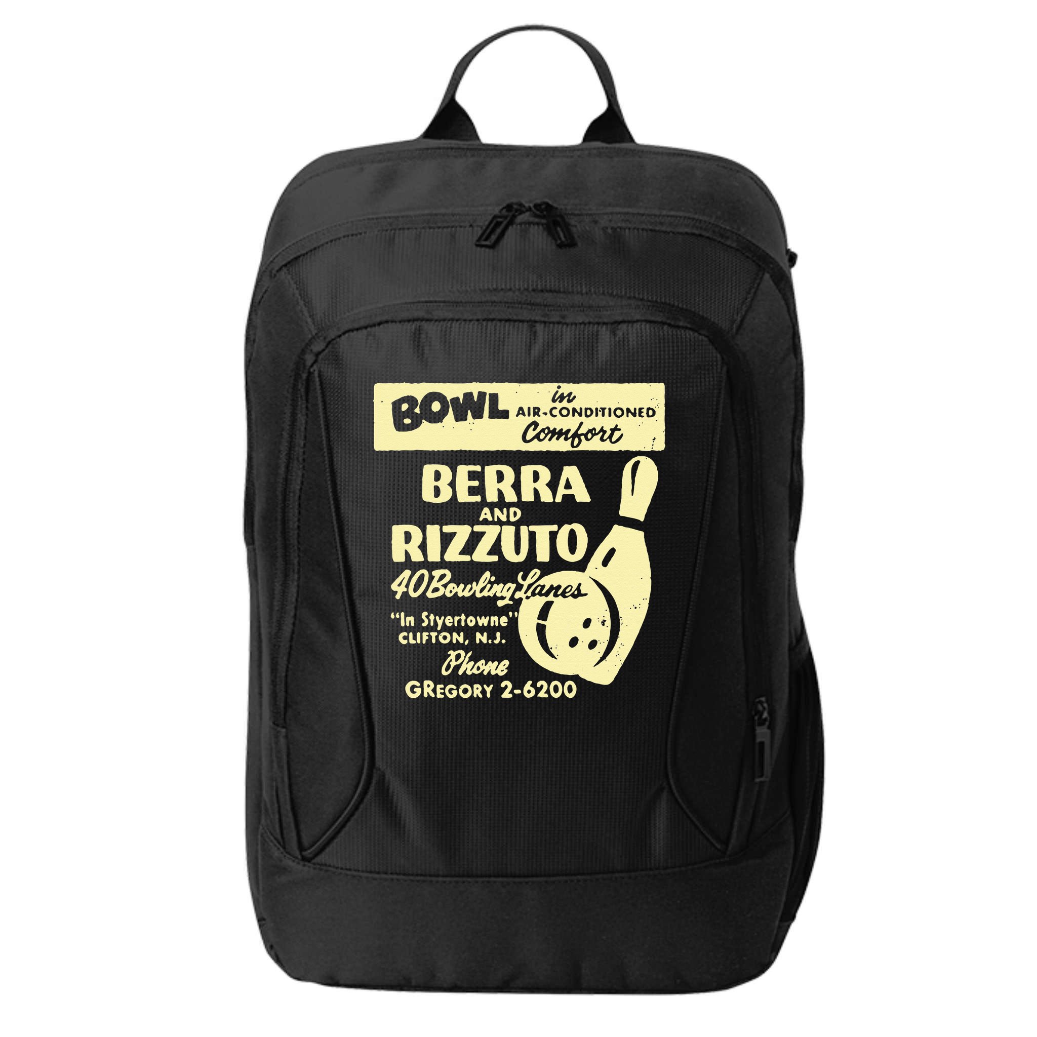 BERRA AND RIZZUTO BOWLING LANES City Backpack