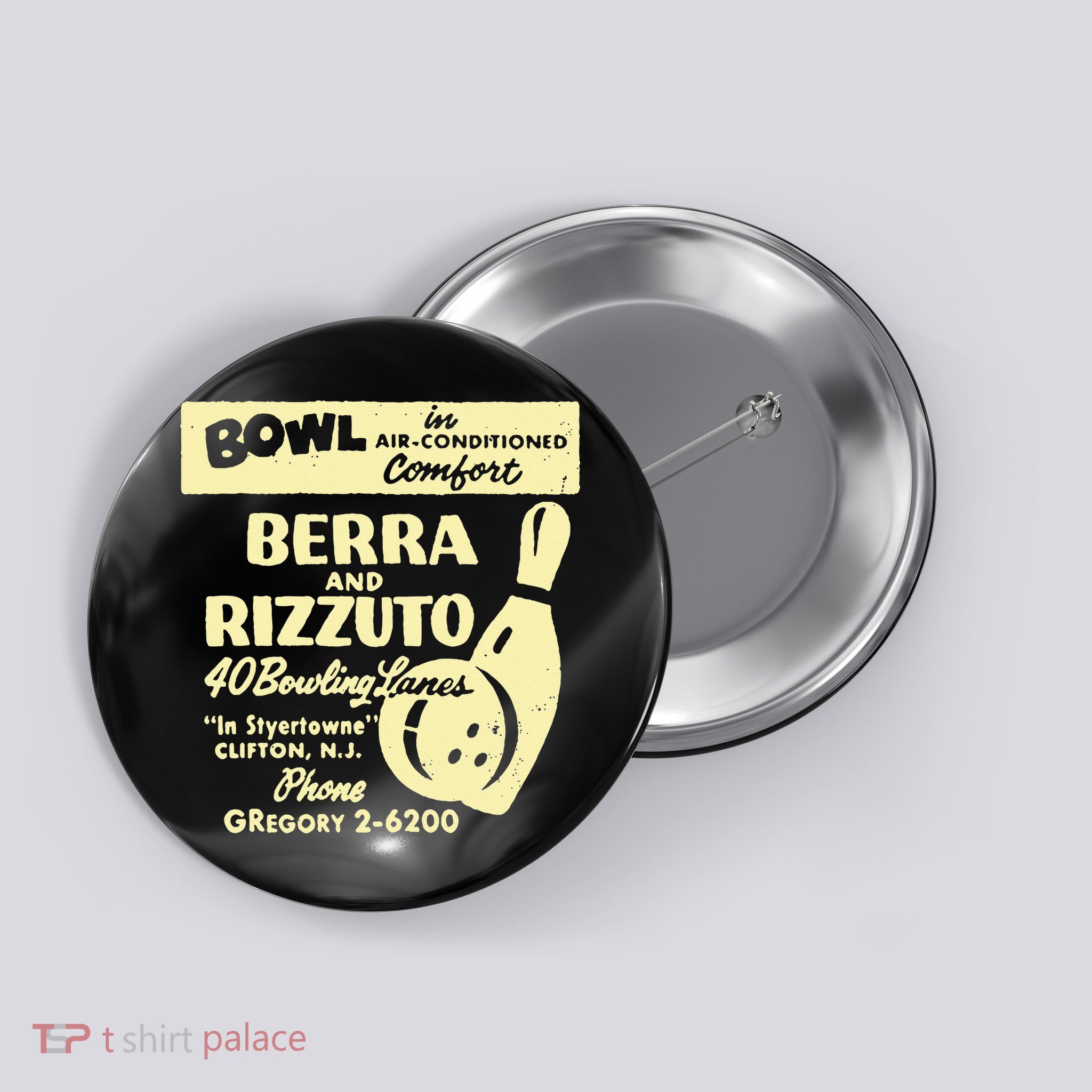 BERRA AND RIZZUTO BOWLING LANES Button