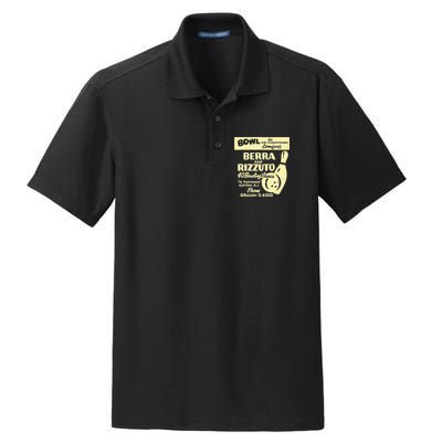 BERRA AND RIZZUTO BOWLING LANES Dry Zone Grid Polo