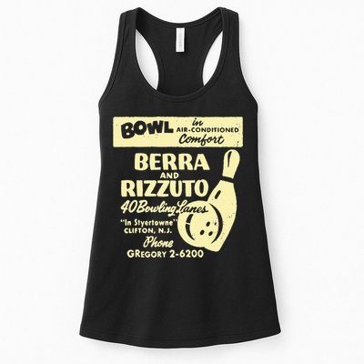 BERRA AND RIZZUTO BOWLING LANES Womens Tank Top