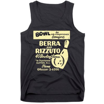 BERRA AND RIZZUTO BOWLING LANES Tank Top