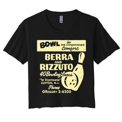 BERRA AND RIZZUTO BOWLING LANES Crop Top