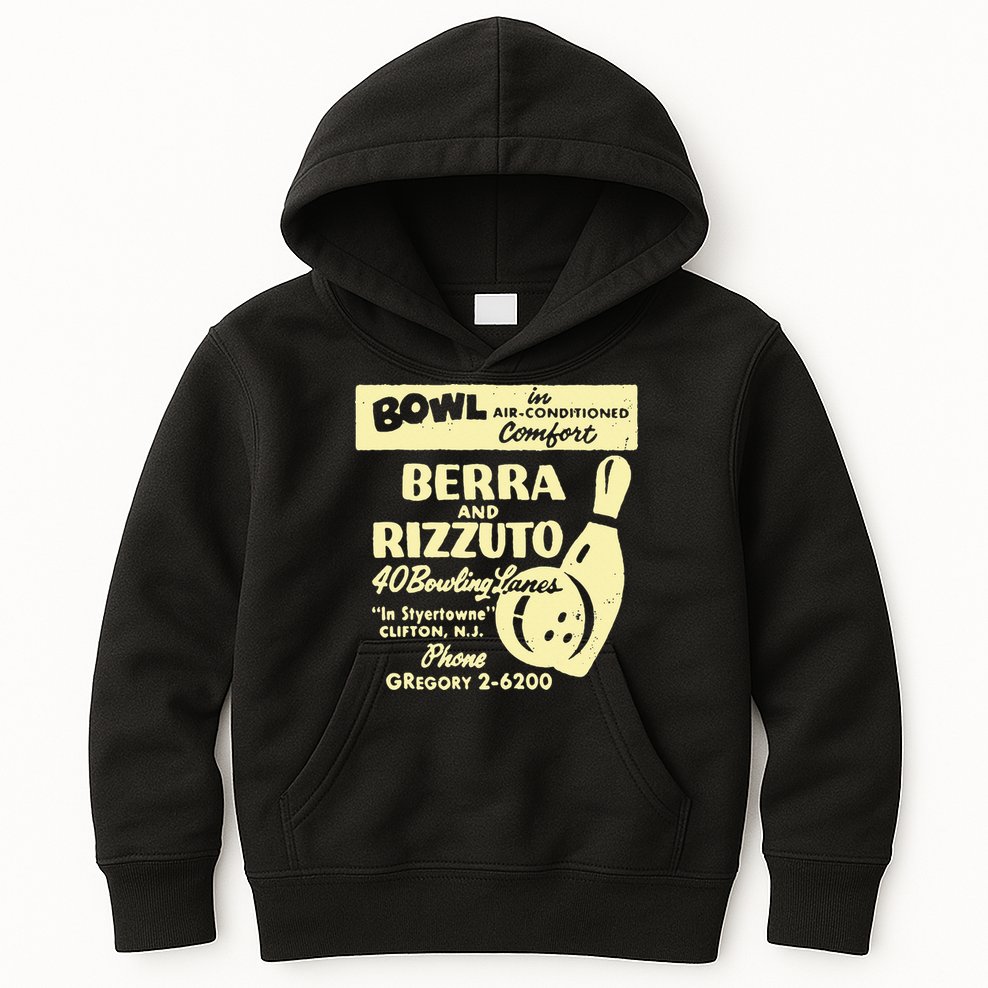 BERRA AND RIZZUTO BOWLING LANES Kids Hoodie