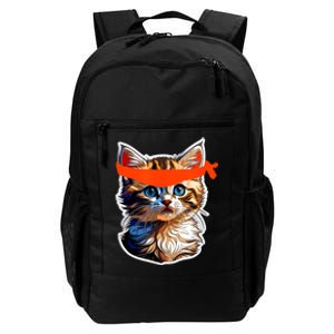 Be A Roaring Kitty Game The Stop Orange Bandana Meme Daily Commute Backpack