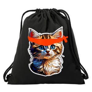 Be A Roaring Kitty Game The Stop Orange Bandana Meme Drawstring Bag