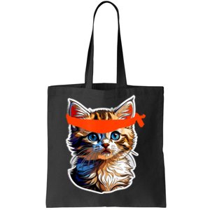 Be A Roaring Kitty Game The Stop Orange Bandana Meme Tote Bag