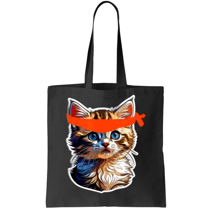 Be A Roaring Kitty Game The Stop Orange Bandana Meme Tote Bag