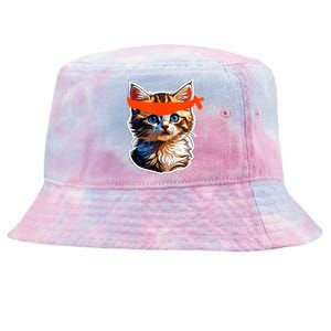 Be A Roaring Kitty Game The Stop Orange Bandana Meme Tie-Dyed Bucket Hat