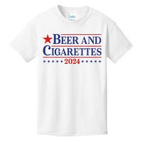 Beer And Retro Cigarettes 2024 Funny Apparel Kids T-Shirt