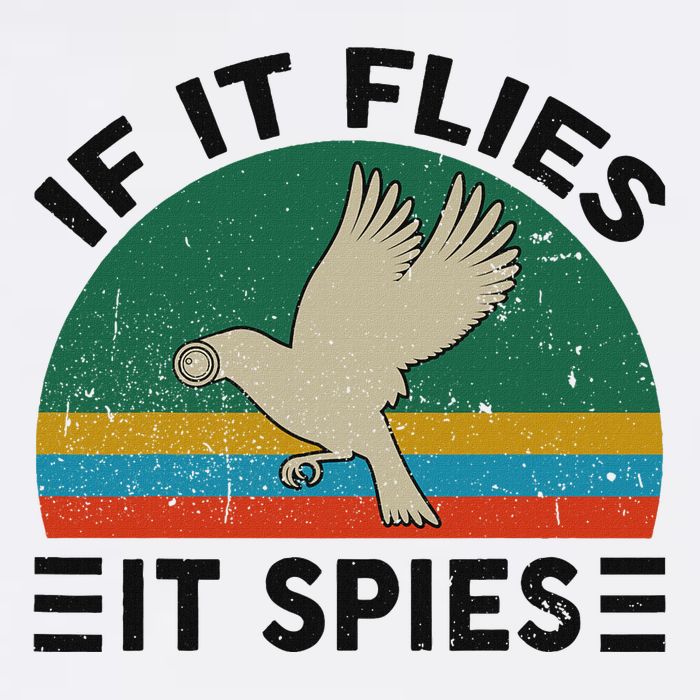 Bird A.R.E.N.T Real If Flies It Spies Premium T-Shirt
