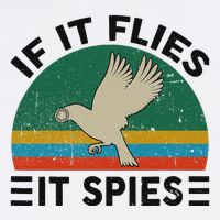 Bird A.R.E.N.T Real If Flies It Spies Trucker Hat