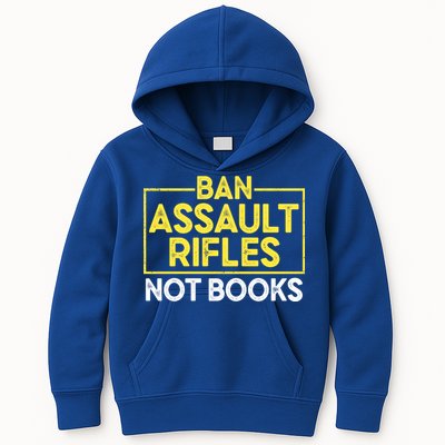 Ban Assault Rifles Not Books Kids Hoodie