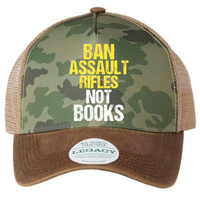 Ban Assault Rifles Not Books Legacy Tie Dye Trucker Hat