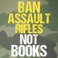 Ban Assault Rifles Not Books Legacy Tie Dye Trucker Hat