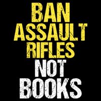 Ban Assault Rifles Not Books Flexfit Unipanel Trucker Cap
