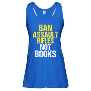 Ban Assault Rifles Not Books Ladies Essential Flowy Tank