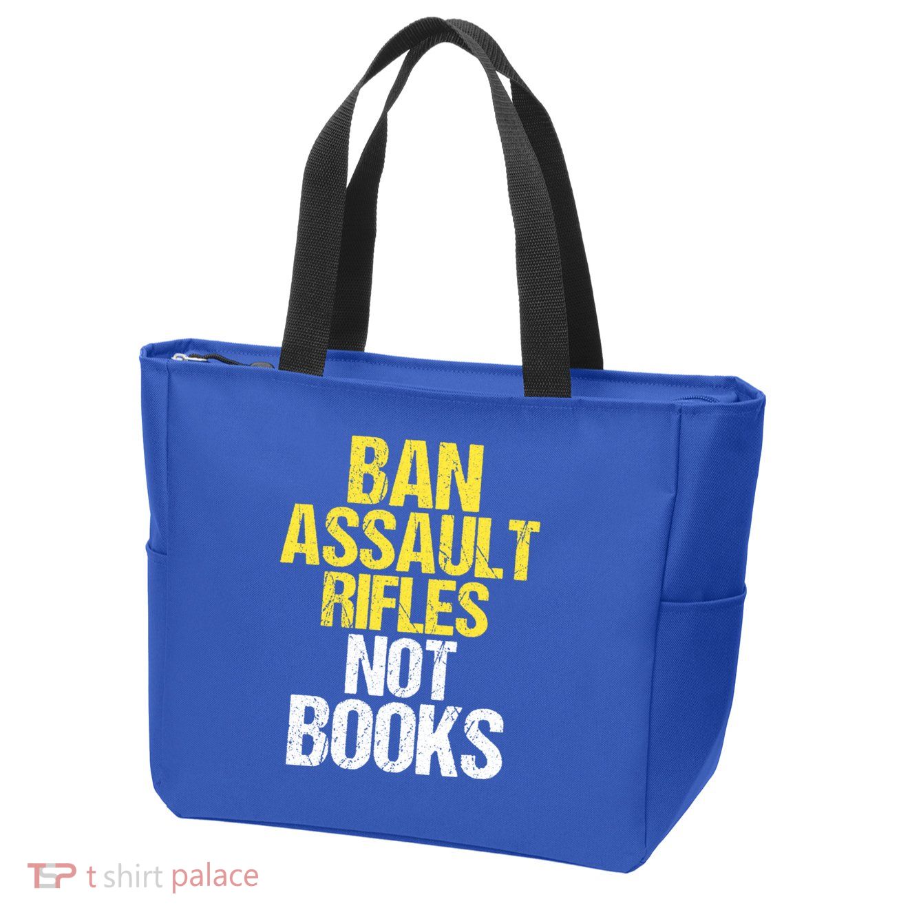 Ban Assault Rifles Not Books Zip Tote Bag