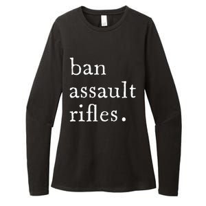 Ban Assault Rifles Womens CVC Long Sleeve Shirt