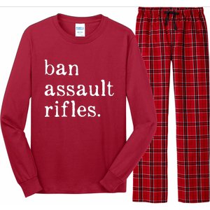 Ban Assault Rifles Long Sleeve Pajama Set