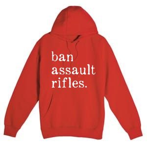 Ban Assault Rifles Premium Pullover Hoodie