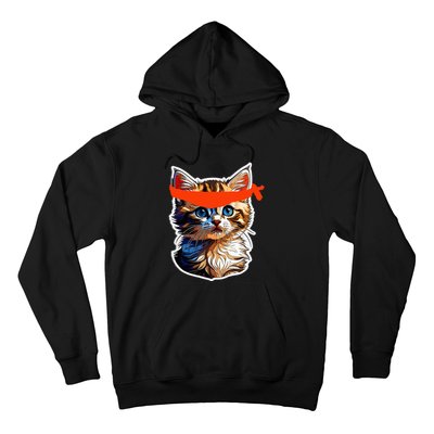 Be A Roaring Kitty Game The Stop Orange Bandana Hoodie