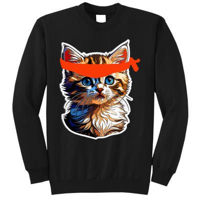 Be A Roaring Kitty Game The Stop Orange Bandana Sweatshirt