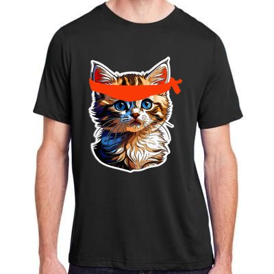 Be A Roaring Kitty Game The Stop Orange Bandana Adult ChromaSoft Performance T-Shirt