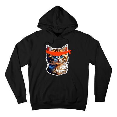 Be A Roaring Kitty Game The Stop Orange Bandana Tall Hoodie