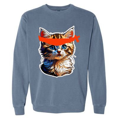 Be A Roaring Kitty Game The Stop Orange Bandana Garment-Dyed Sweatshirt