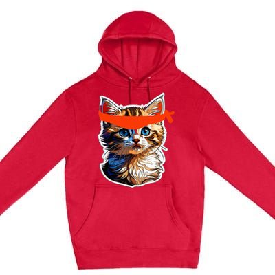 Be A Roaring Kitty Game The Stop Orange Bandana Premium Pullover Hoodie