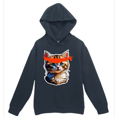 Be A Roaring Kitty Game The Stop Orange Bandana Urban Pullover Hoodie