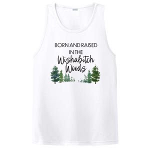 Born And Raised In The Wishabitch Woods PosiCharge Competitor Tank