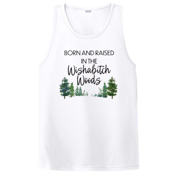 Born And Raised In The Wishabitch Woods PosiCharge Competitor Tank